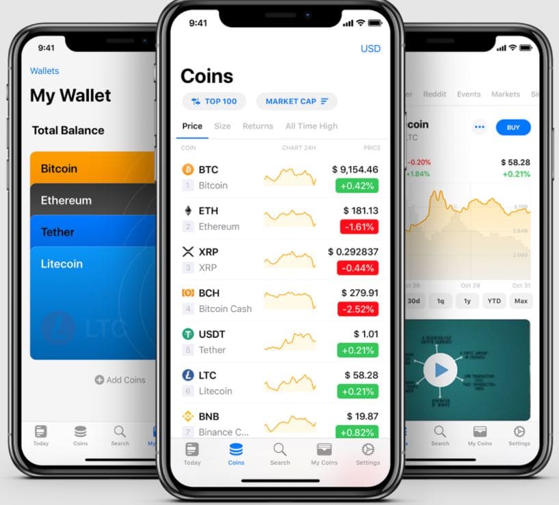 افضل محفظة للعملات الرقمية كوينز COINS