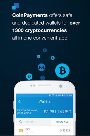 افضل محفظة للعملات الرقمية كوين بيمنت CoinPayments